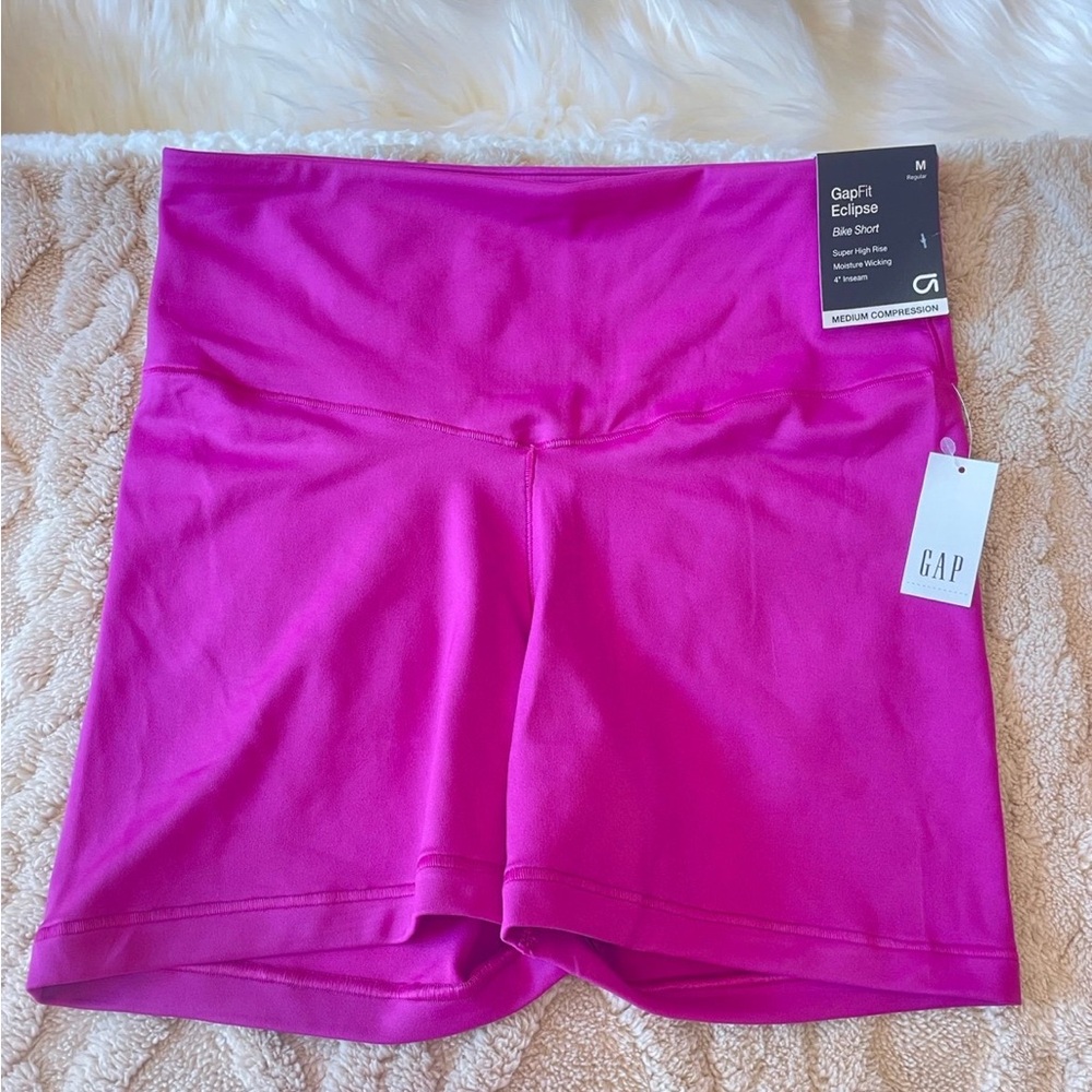 NWT GAPfit Eclipse Pink Bike Shorts S